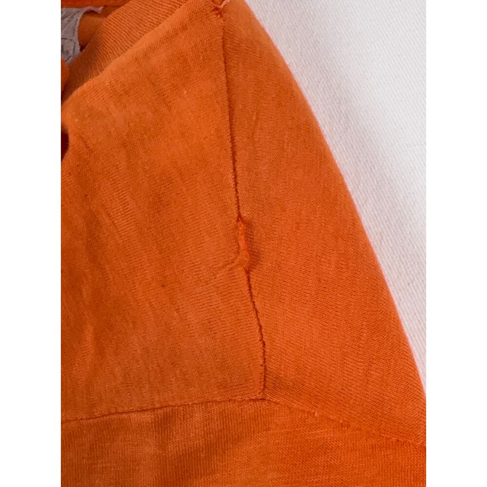 Vintage 1982 Pac-Man T-Shirt Youth Large 14-16 Orange Uniprints Single Stitch - Picture 10 of 15